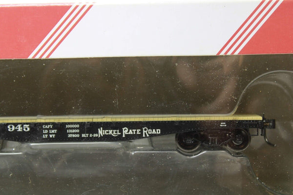 HO scale - NPR 1945 - Red Caboose - Fishbelly Flat Car - BLT 2-29