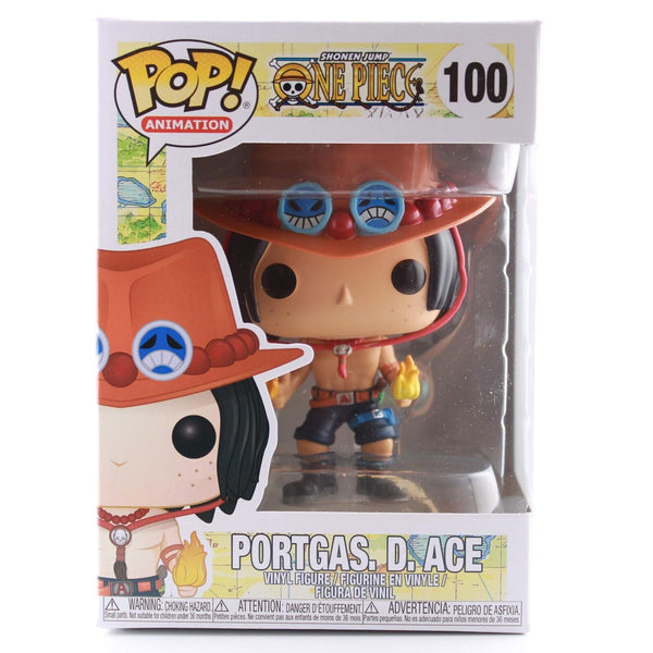 Funko POP Animation: One Piece - Portgas D. Ace Vinyl Figure #100