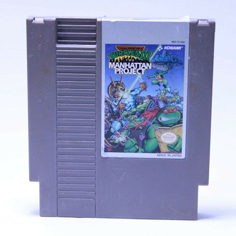 Nintendo NES - TMNT 3 The Manhattan Project - Cleaned, Tested & Working