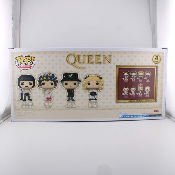 Funko Pop Queen I Want to Break Free Vinyl Figure 4-Pack - Freddie Mercury +