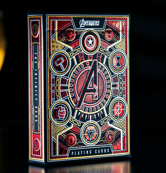 Marvel Avengers Red Ed. Playing Cards Deck - Theory 11 - Magic Tricks & Poker