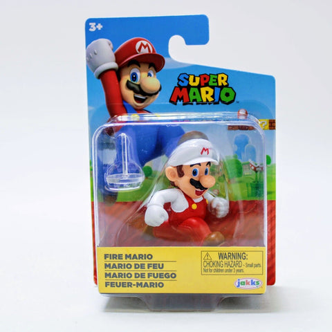 World of Nintendo Super Mario - Fire Mario 2.5" Mini-Figure Jakks Pacific