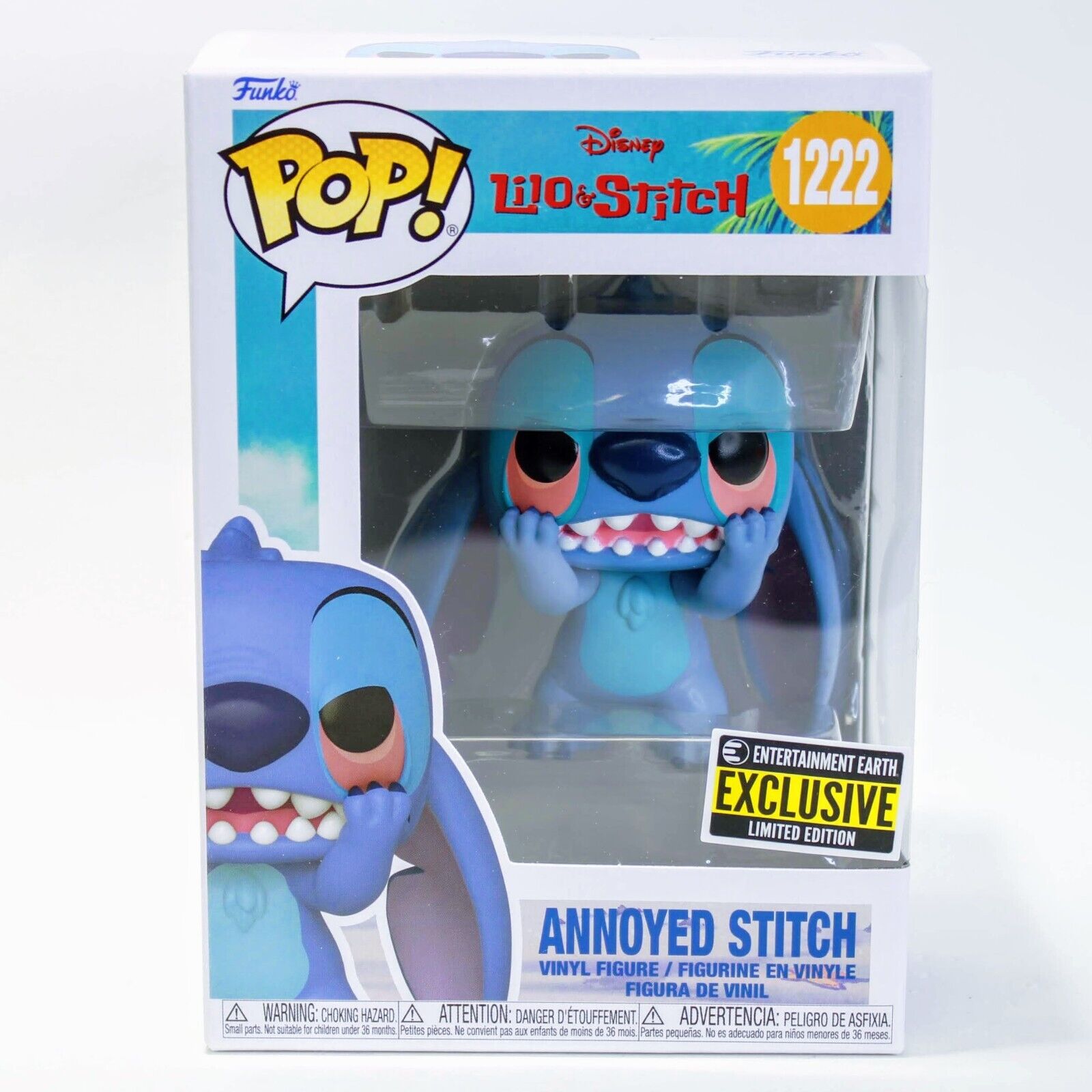 Disney Lilo & Stitch Annoyed Stitch Pop! Vinyl Figure # 1222 EE Exclusive