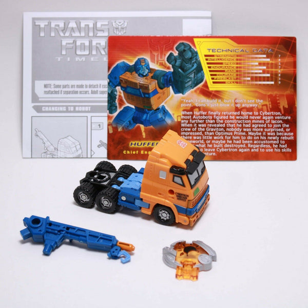 Transformers Timelines BOTCON 2007 Scout Huffer - 100% Complete Tech/Instruction