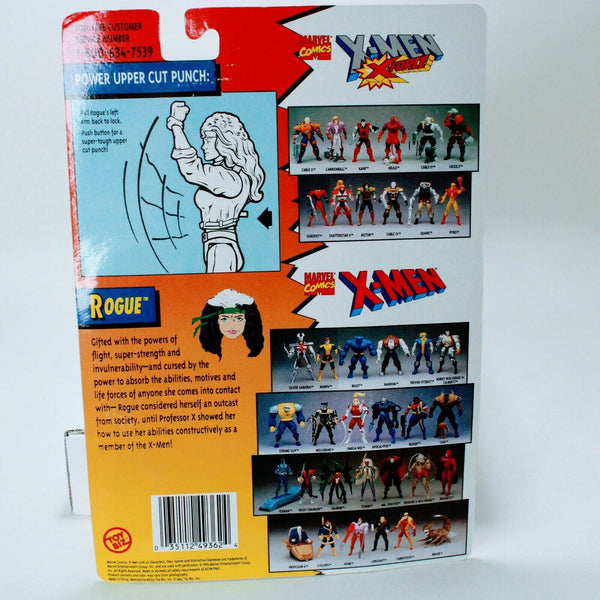 X-Men Marvel Comics Rogue w/ Power Punch - Vintage Toybiz 4.75" Action Figure