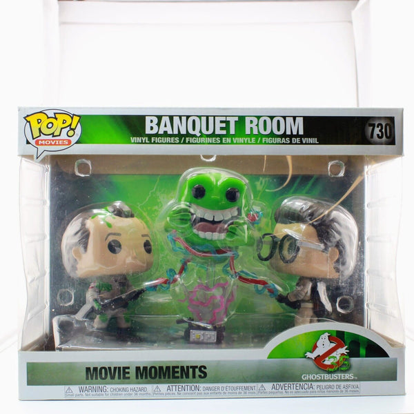Funko Pop Movie Moments Ghostbusters Banquet Room Deluxe Set#730 Vaulted/Retired