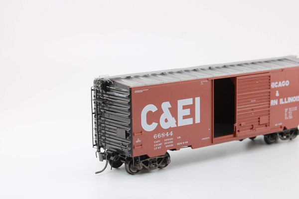 HO scale - C&EI 66844 - Kadee - 40' PS-1 Standard Boxcar - BLT 8-59