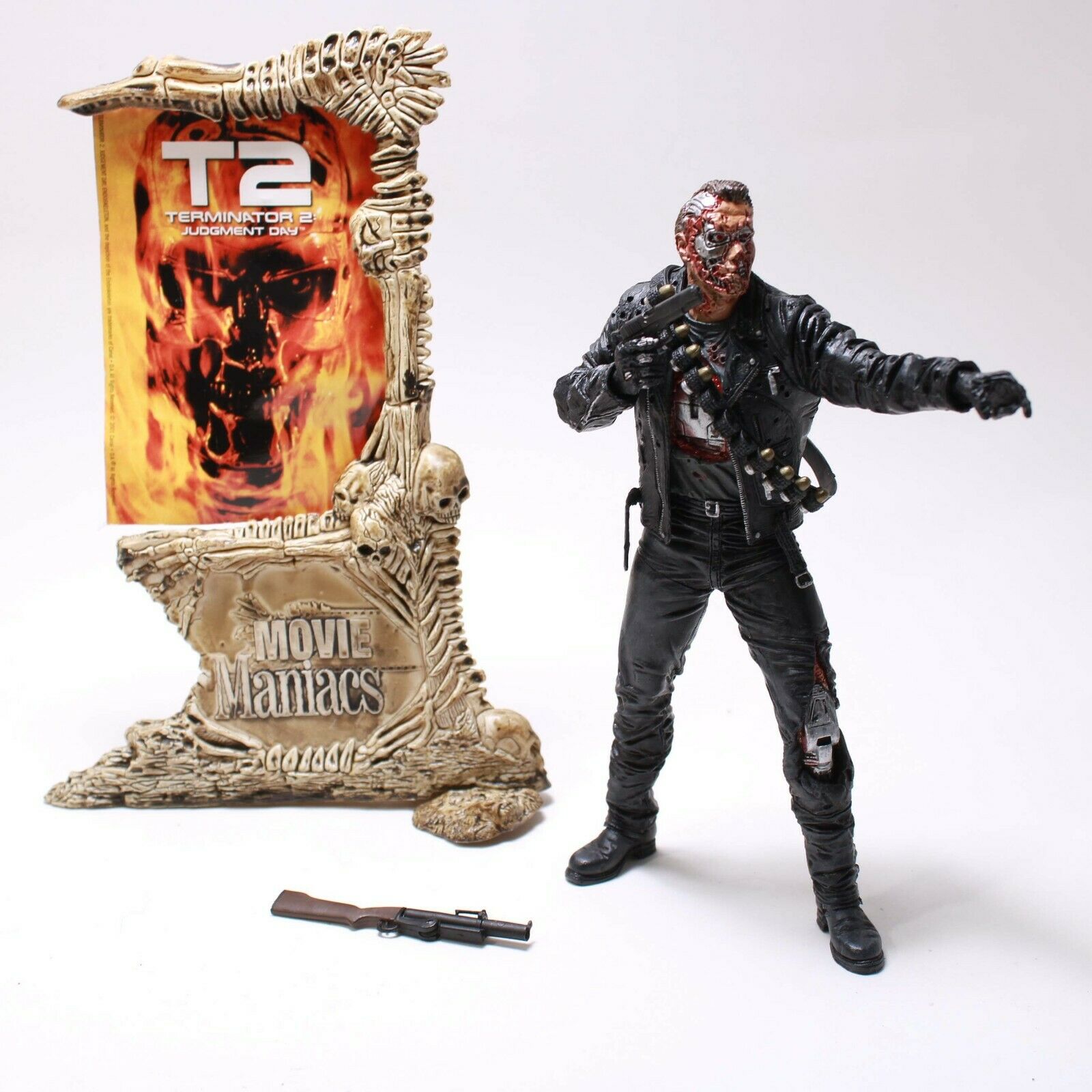 McFarlane Toys Terminator 2 T-800 - Movie Maniacs 4 Judgment Day Actio –  Blueberry Cat