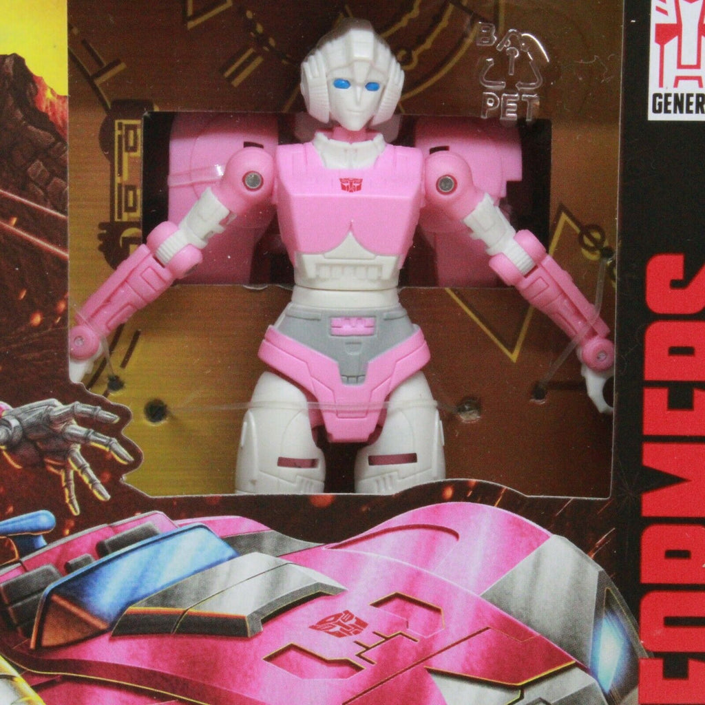 Transformer Rosa Transformers Kingdom Arcee - War for Cybertron Deluxe Pink Car Action ...