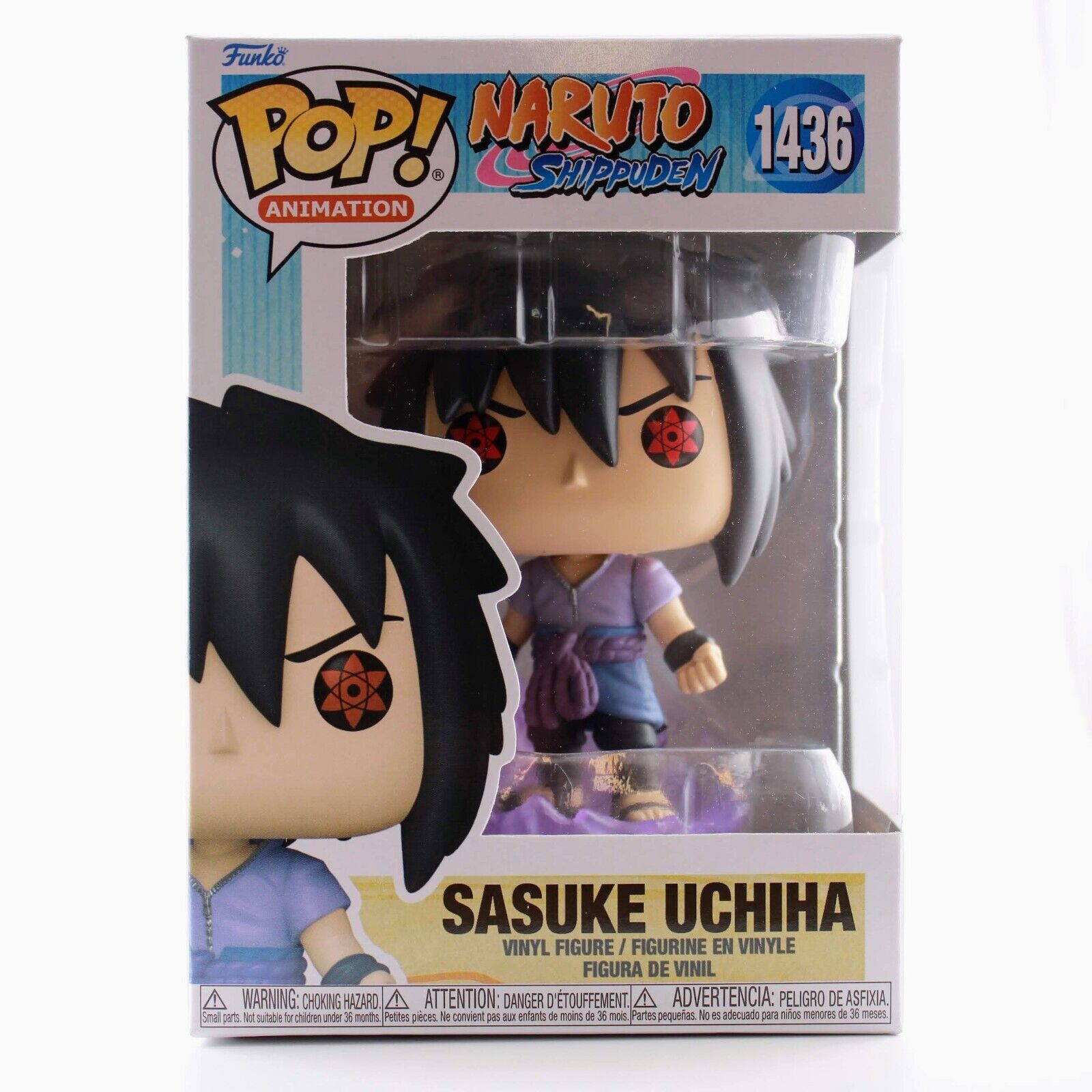 Funko Pop Anime Naruto Shippuden Sasuke Uchiha Vinyl Figure # 1436