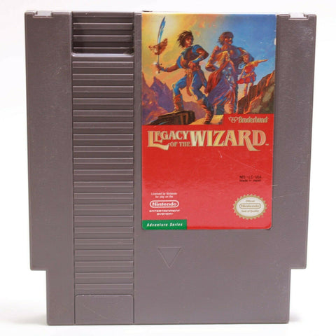 Legacy Of The Wizard - NES Nintendo - Cleaned, Tested & Working