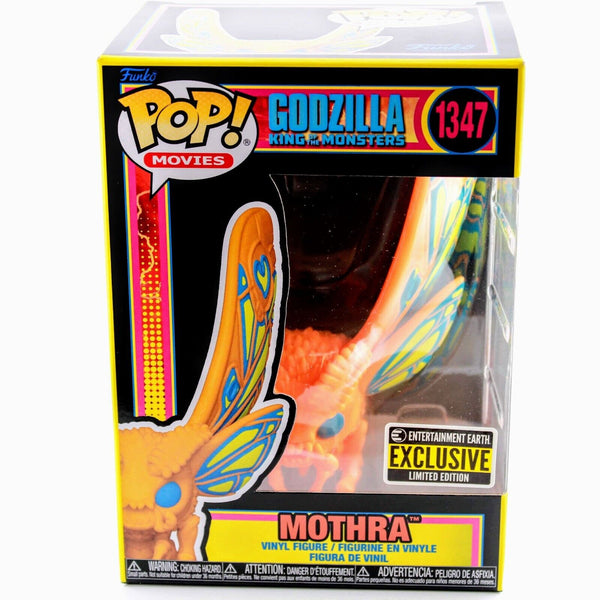 Funko Pop Mothra Godzilla King of the Monsters Black Light Exclusive #1347