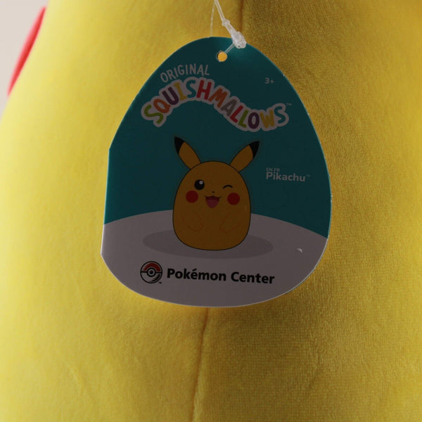 Pokemon Squishmallow Winking Pikachu Plush - 12” Inch - Pokemon Center