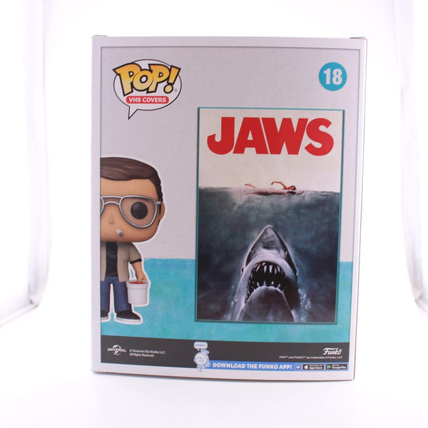 Funko Pop Movie Cover with Case: Jaws - Chief Brody - Funko Web Exclusive