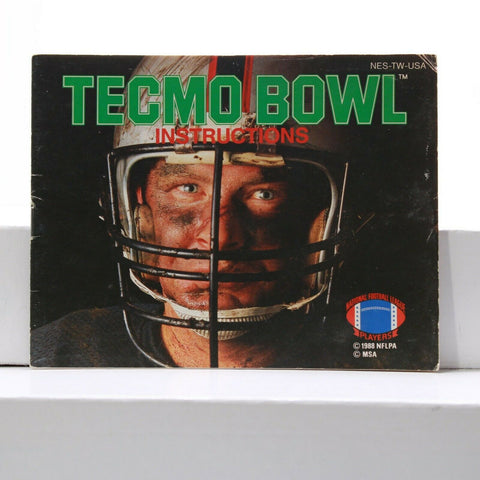 Nintendo NES Manual only - Tecmo Bowl