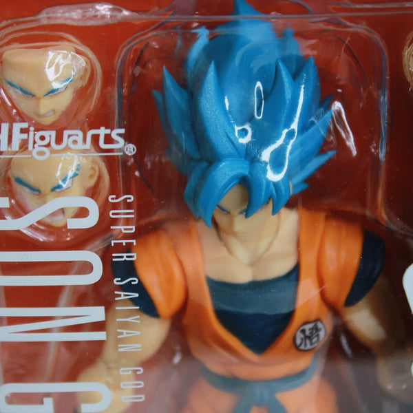 S.H. Figuarts Bandai Dragonball Z Super Saiyan God Son Goku Blue SSGSS