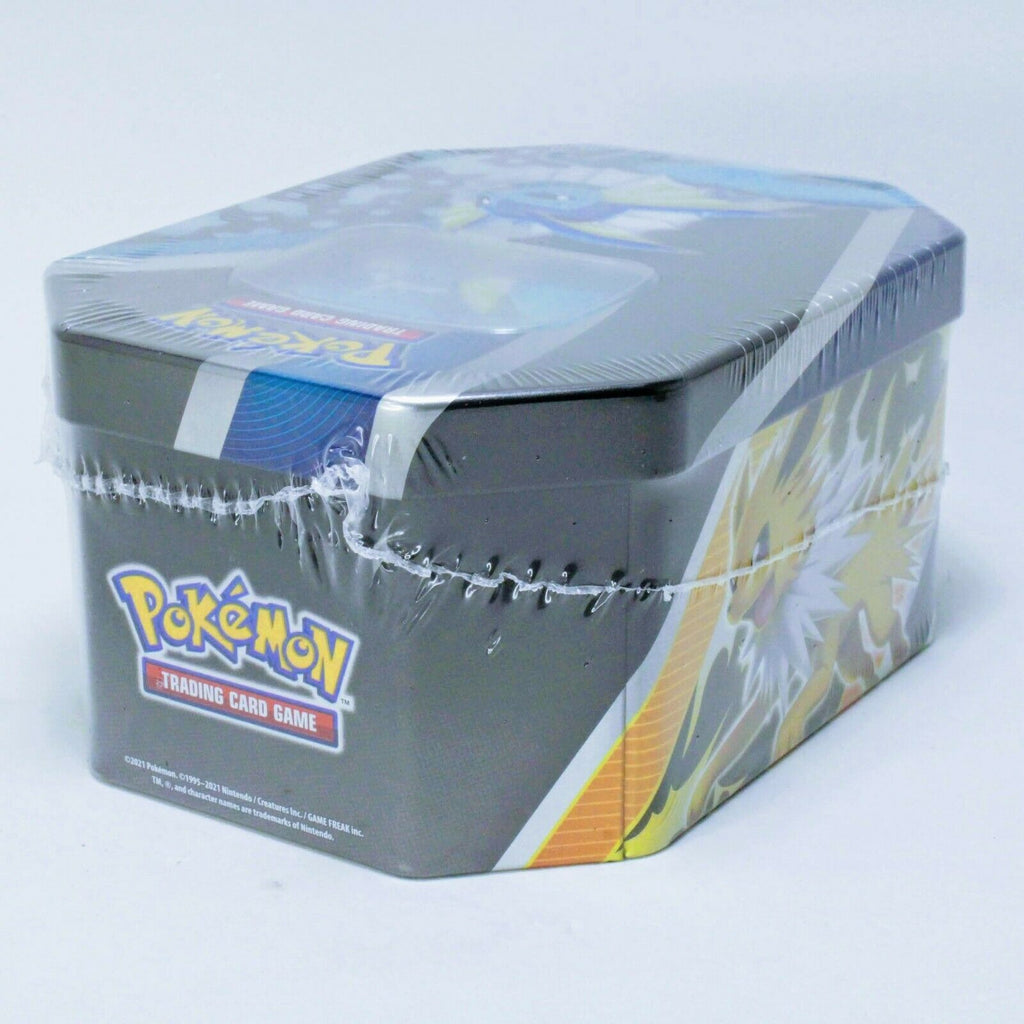 Pokemon Tcg Cards 2021 Eevee: Evolutions Tin Factory Sealed Vaporeon Blueberry Cat Pokemon Tcg Cards 2021 Eevee: Evolutions Tin Factory Sealed Vaporeon Blueberry Cat