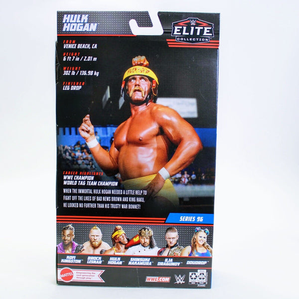 WWF Hulk Hogan w/ Hulkstr WWE Series 96 Elite Collection 6" Wrestling Figure