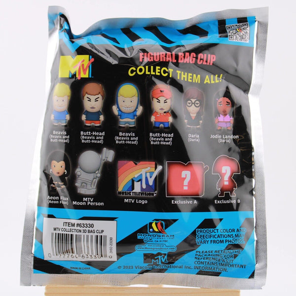 MTV Shows 3D Figural Foam Bag Clip - Blind Bag Pack Keychain - Daria Aeon Flux