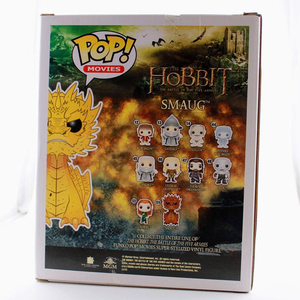Funko Pop The Hobbit Smaug Metallic Gold 6" Hot Topic Exclusive Vaulted # 124