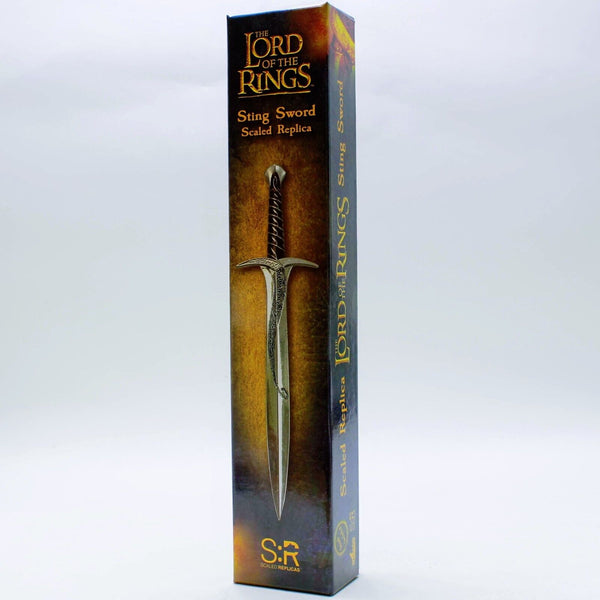 Lord Of The Rings Sting - Frodo Baggins E;vish Sword Scaled Replica W/Stand