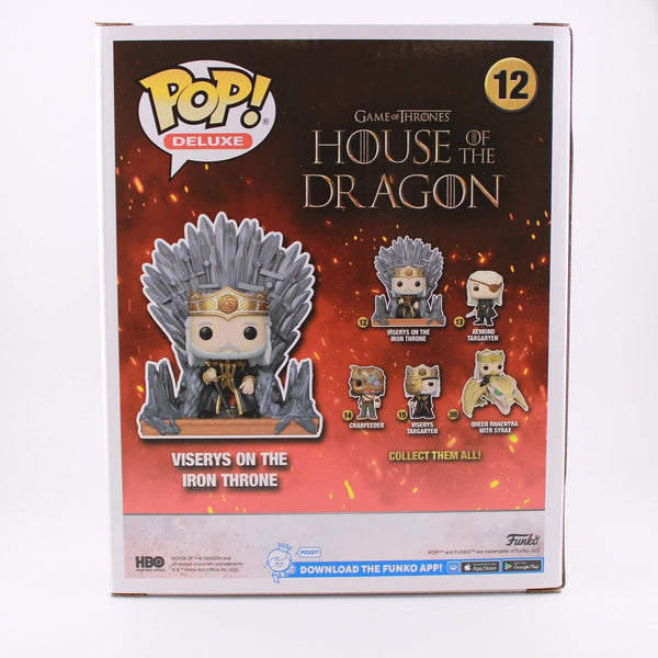 Funko Pop House of the Dragon - Viserys on the Iron Throne Deluxe Figure #12