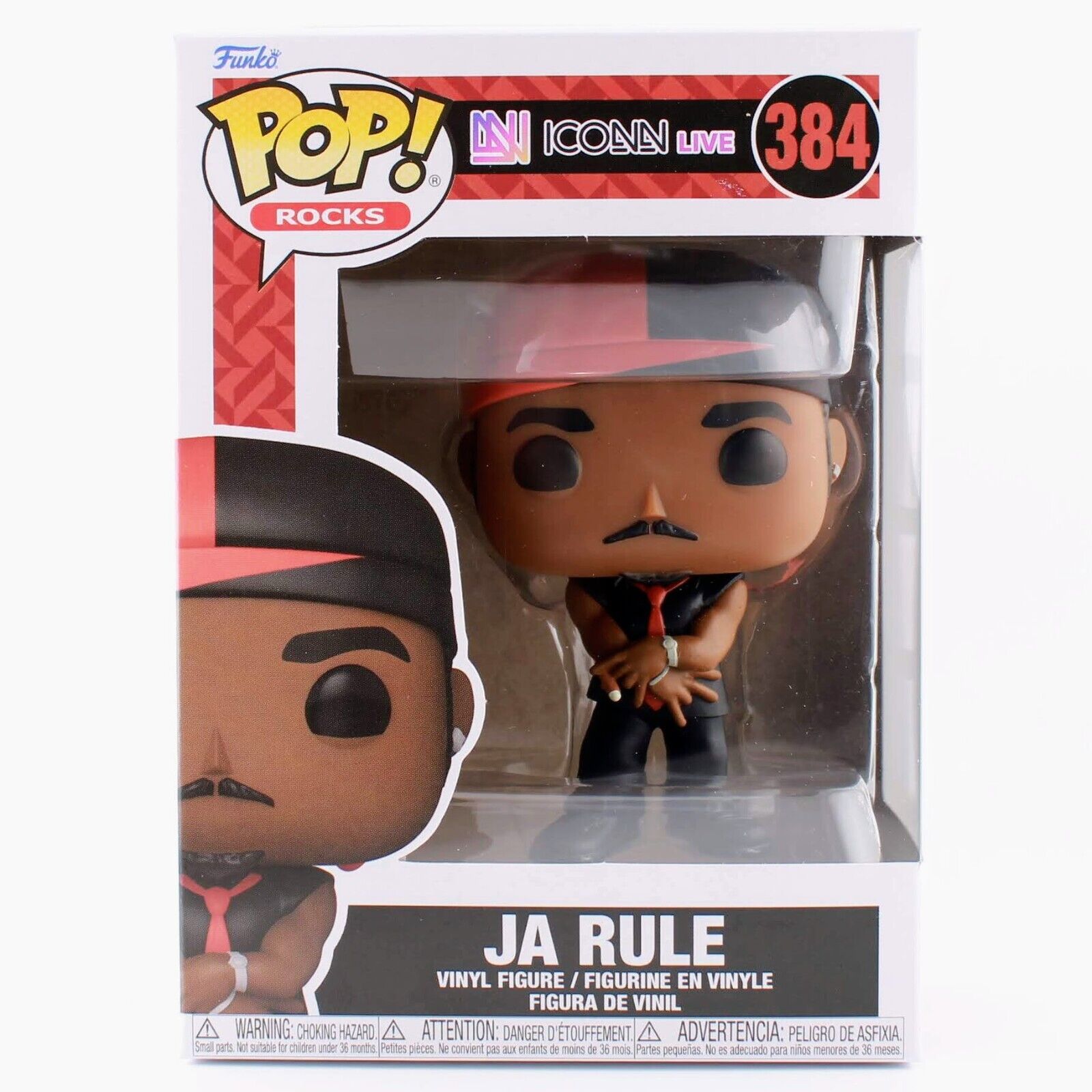 Funko Pop Rocks Ja Rule - Iconn Live - Vinyl Figure # 384