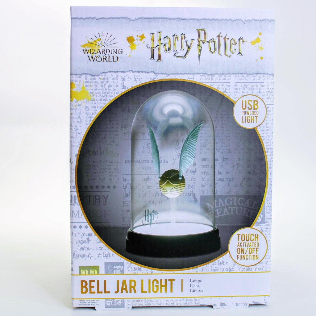 Official Harry Potter Golden Snitch - Bell Jar Light Touch Lamp