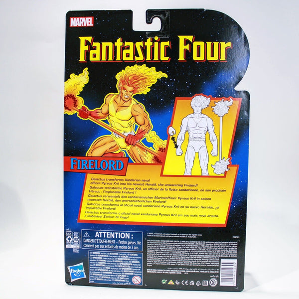 Marvel Legends Retro Fantastic Four Firelord 6 " Action Figure Toybiz Era Pkg