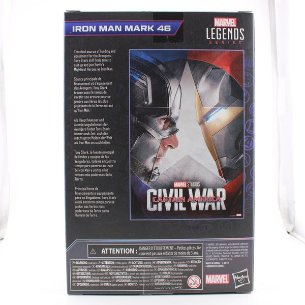 Marvel Legends Avengers Infinity Saga Iron Man Mark 46 - Figure 6" - Civil War