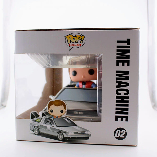 Funko Pop Rides - Back to the Future Delorean & Marty Mcfly Time Machine #02