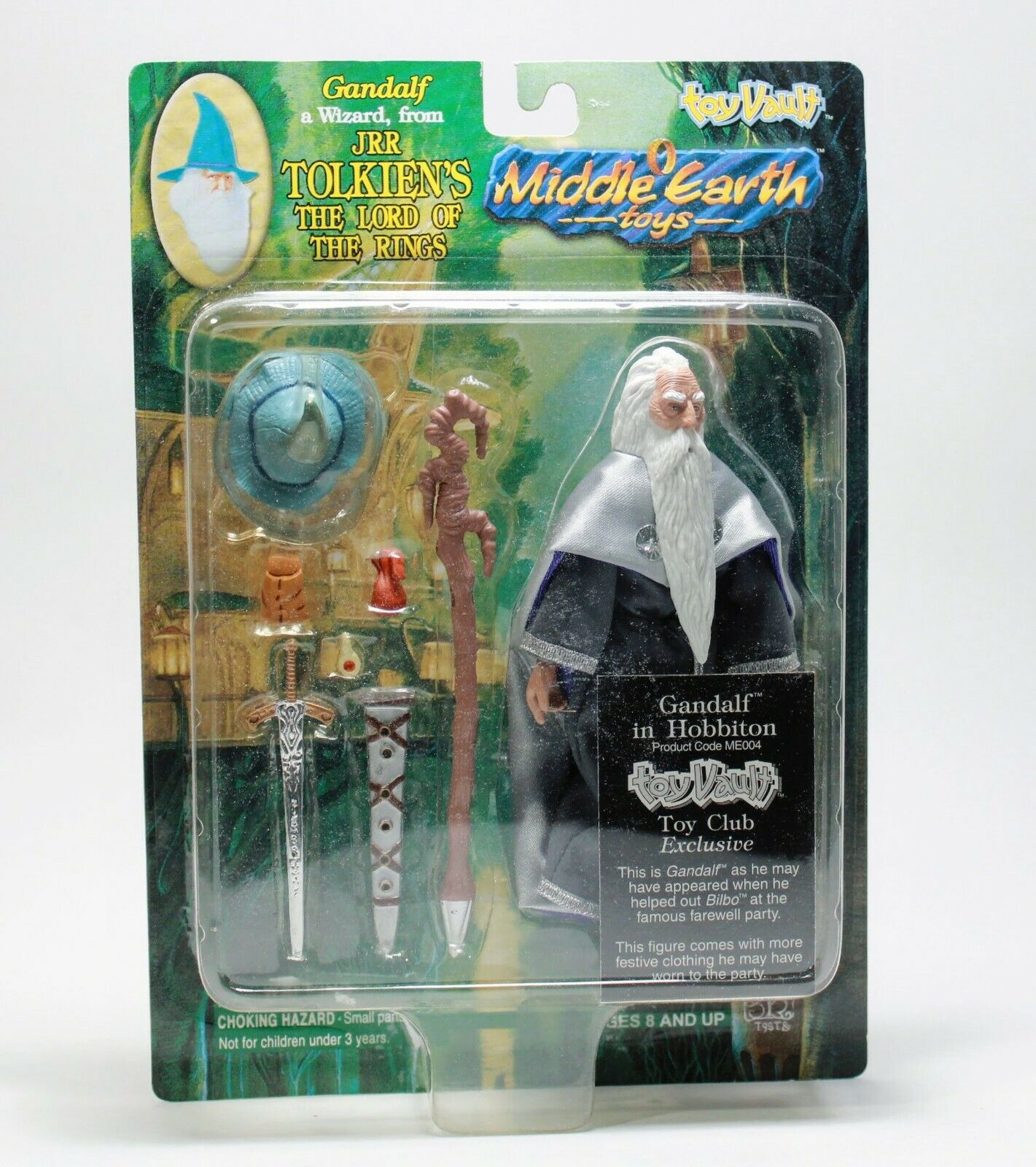 Lord of the Rings Gandalf in Hobbiton Toy Vault Middle Earth Toys Action Figure