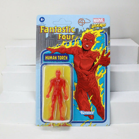 Marvel Legends Retro Collection Human Torch - 3.75" Action Figure Kenner