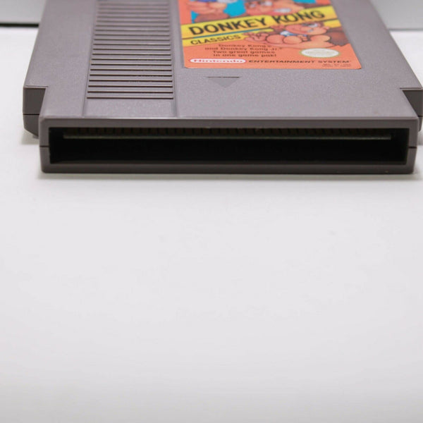 Nintendo NES Game with Manual - Donkey Kong Classics - Cleaned, Tested & Working