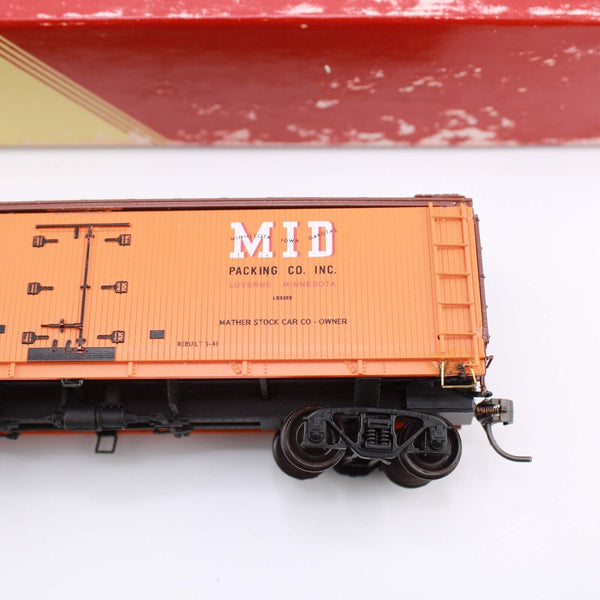 HO scale - MUNX 1052 - Red Caboose - MID Meat Reefer