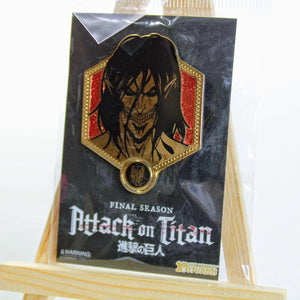 Attack on Titan Final Season Attack Titan Eren Jaeger Gold Series 1.5 Enamel Pin