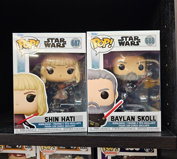 Funko Pop Star Wars Ahsoka - Baylan Skoll & Shin Hati - Set of 2 #687 / #688