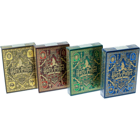 Theory11 Harry Potter Playing Cards Deck Set of 4 Houses for Poker Tricks & More