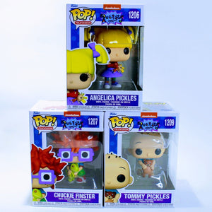 Funko Pop Television 90's Nickelodeon Rugrats Set of 3 - Chuckie Tommy Angelica
