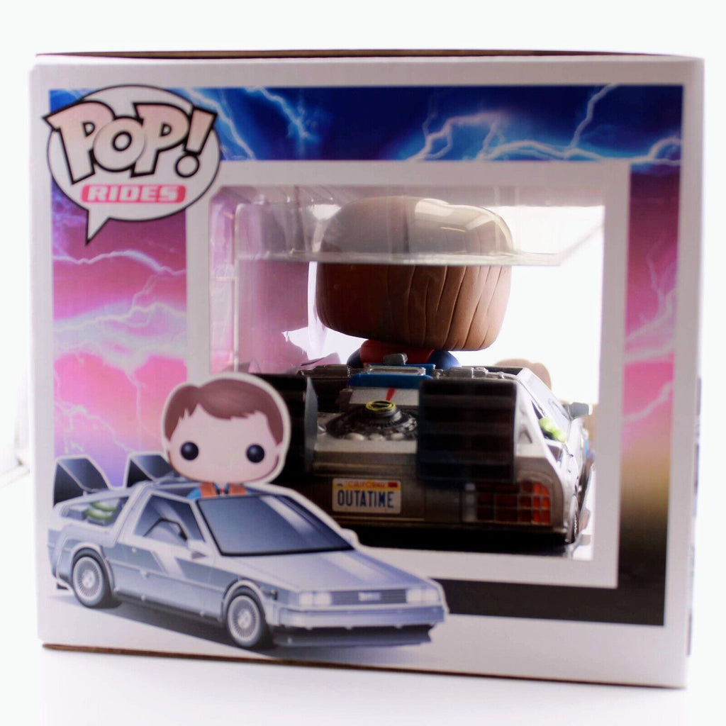 Funko Pop Rides - Back to the Future Delorean & Marty Mcfly Time
