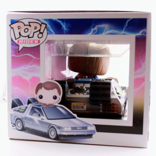 Funko Pop Rides - Back to the Future Delorean & Marty Mcfly Time Machine #02