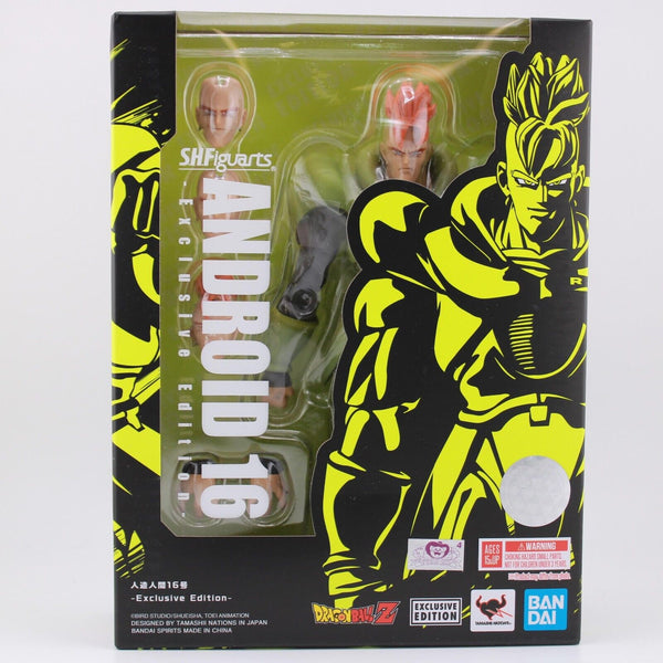 S.H.Figuarts Dragon Ball Z Android 16 SDCC Event Exclusive Bandai 6"
