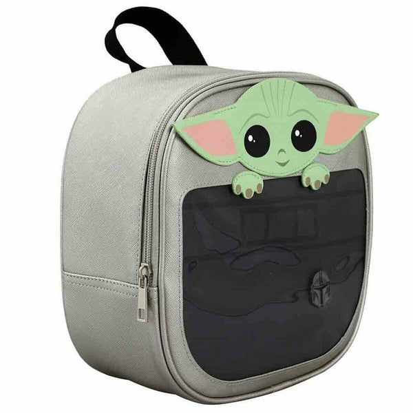 Star Wars The Mandalorian Grogu / The Child / Baby Yoda Mini-Backpack w/ Pin