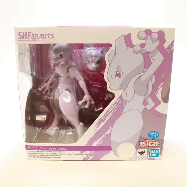 Pokemon Mewtwo - S.H. Figuarts Arts Remix 4 Inch Fully Posable Action Figure