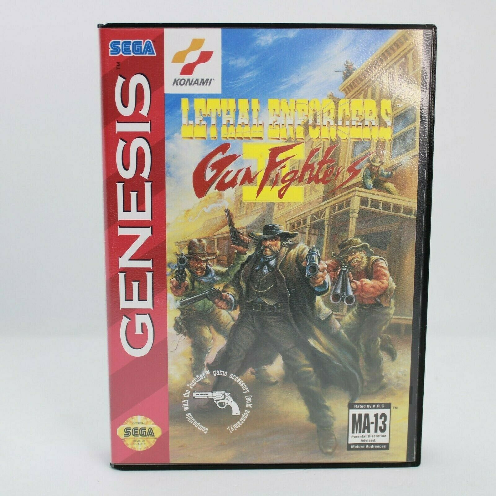 Lethal Enforcers 2 Gun Fighters - Sega Genesis - CIB