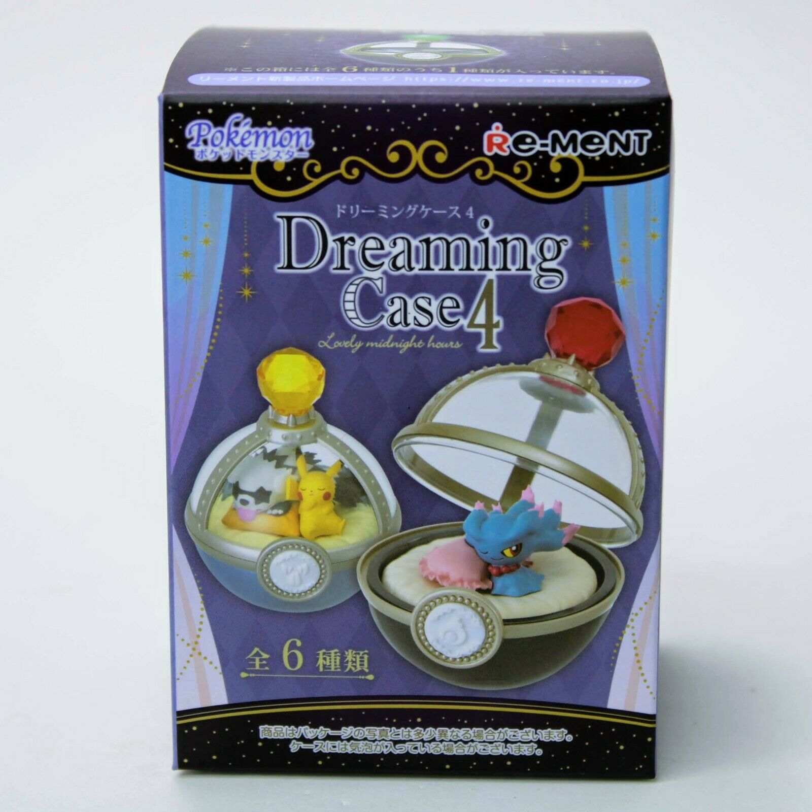 Pokemon Dreaming Case 4 Random Blind Box Figure Re-ment Gengar / Mimikyu + More