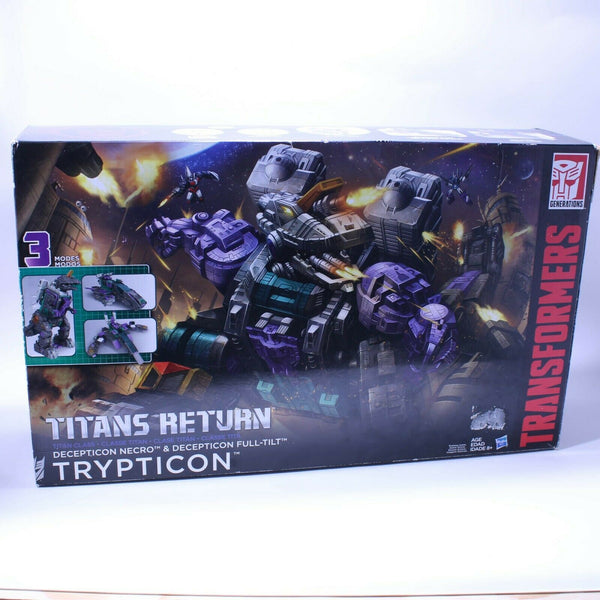 Transformers Titans Return Decepticon Trypticon Complete w/ Necro & Full-Tilt