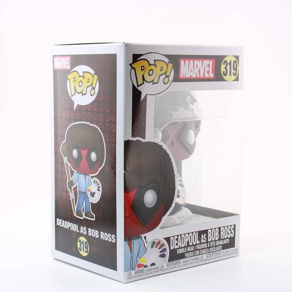 Funko Pop Marvel Deadpool as Bob Ross - Collectible Vinyl Figure #319
