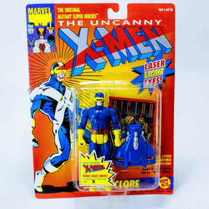 X-Men Marvel Comics Cyclops w/ Laser Light Eyes - Vintage Toybiz ~4.75" Figure