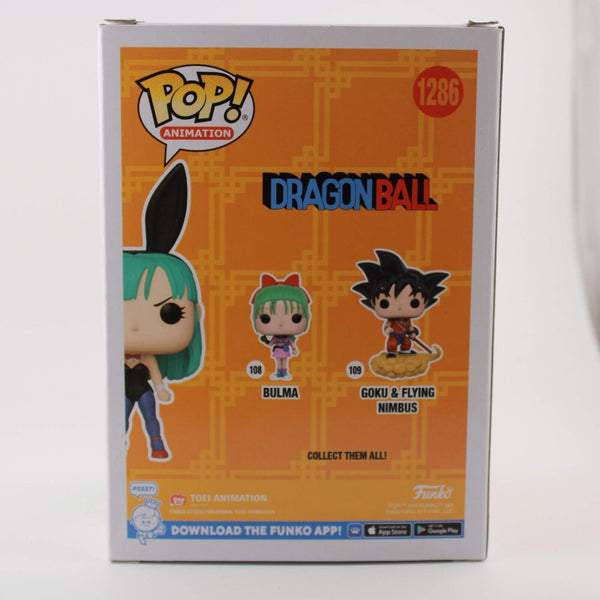 Funko Pop Dragon Ball Bulma Bunny Suit Vinyl Figure #1286 FYE Exclusive